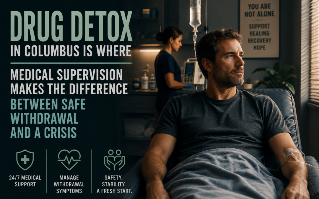 Drug Detox in Columbus Is Where Medical Supervision Makes the Difference Between Safe Withdrawal and a Crisis