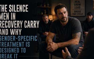 Home | Comprehensive Addiction Treatment 10 The Silence Men in Recovery Carry and Why Gender-Specific Treatment Is Designed to Break It
