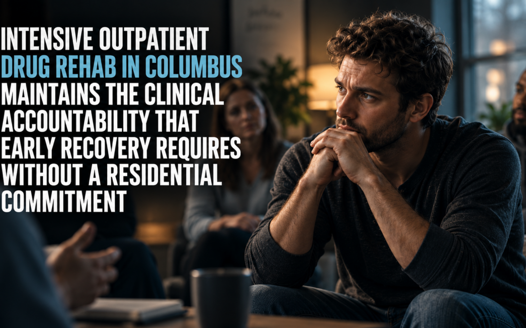 Intensive Outpatient Drug Rehab in Columbus Maintains the Clinical Accountability That Early Recovery Requires Without a Residential Commitment