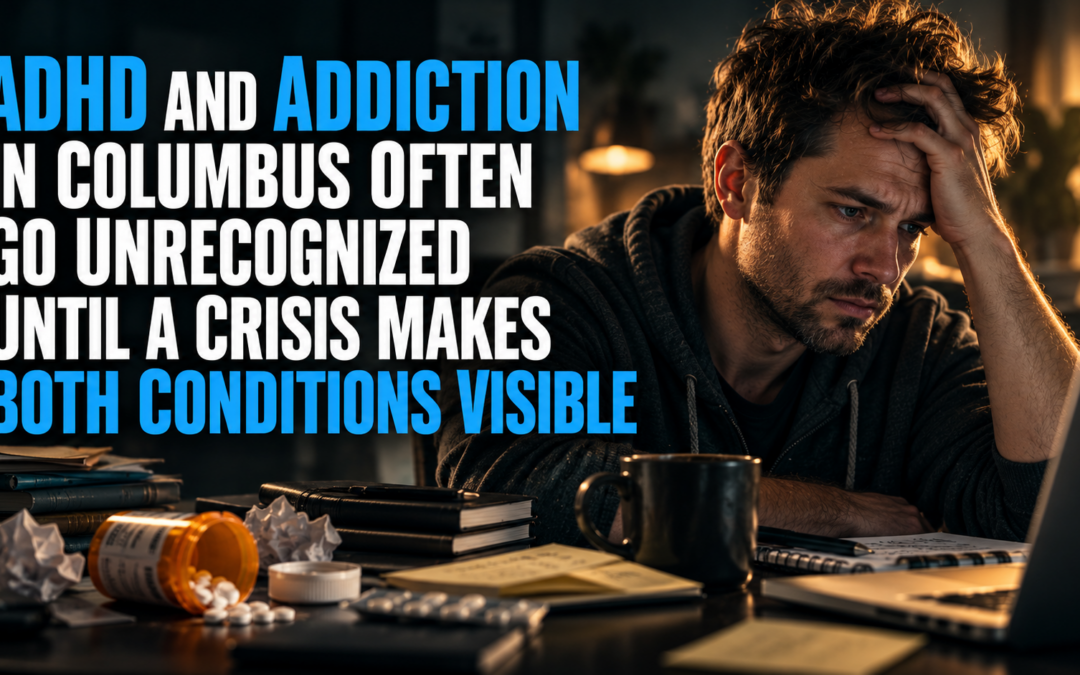 ADHD and Addiction in Columbus Often Go Unrecognized Until a Crisis Makes Both Conditions Visible