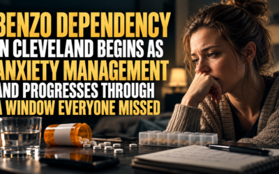 Benzo Dependency in Cleveland Begins as Anxiety Management and Progresses Through a Window Everyone Missed